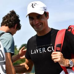 Federer abre hoy la pista central por 8ª vez con "nervios"