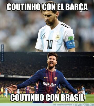 Ramos y Messi, protagonistas de los memes del fin de semana