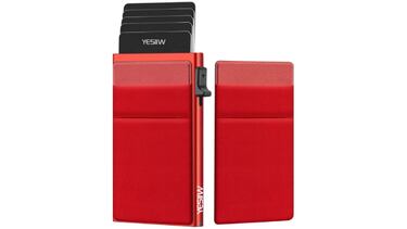 Protege tu documentación con esta cartera del tamaño de una tarjeta y con bloqueo RFID