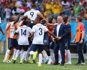 Suiza-Francia en imágenes