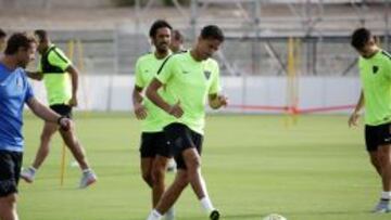 Weligton, durante un entrenamiento.