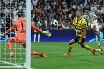 Lucas Vázquez culmina la remontada con el 3-2.