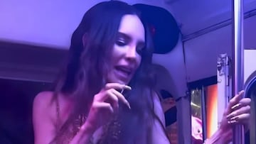 Belinda recrea asalto en microbús en CDMX: “Ya se la saben”