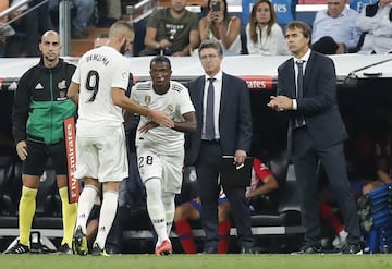 El debut de Vinicius en imágenes