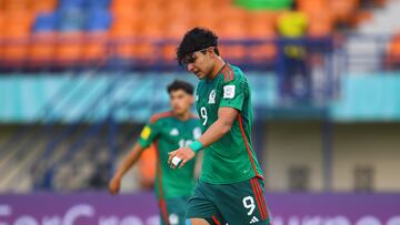 <br><br>
durante el partido Mexico vs Venezuela, correspondiente al Grupo F de la Copa Mundial de la FIFA Sub-17 Indonesia 2023, en el Estadio Si Jalak Harupat Stadium, el 15 de Noviembre de 2023.