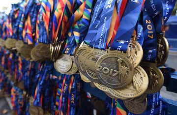 Detalle de las medallas de la presente edición. 