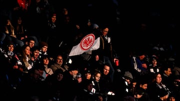 Aficionados del Eintracht.