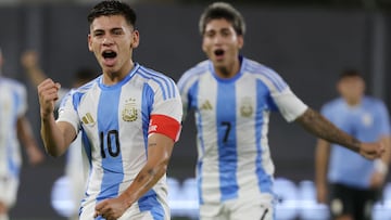 Formación posible de Argentina ante Colombia en el Sudamericano Sub 20 de 2025