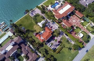 Propiedad de Tom Brady y Gisele B&uuml;ndchen en Indian Creek Island, Miami.