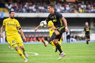 El debut de Cristiano con la Juve en imágenes