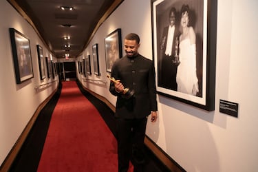 Michael B. Jordan durante la 98.ª edición de los premios Oscar 2026 celebrados en el Dolby Theatre.