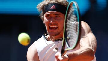 Zverev se mete a ca?onazos en su segunda final del Mutua
