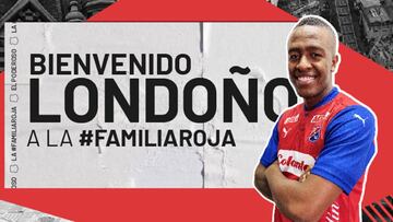 El equipo rojo anunció como su nuevo refuerzo al volante paisa de 27 años, que llega procedente del Hatta club