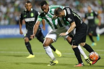 Borja repitió gol en Brasil. Ante Coritiba hizo su cuarto tanto en Sudamericana.