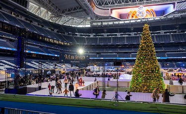 El estadio Santiago Bernabéu acoge la 'Mavidad Bernabeu'. Un envento para toda la familia en el que se puede disfrutar de un buen plan en estas fechas navideñas.