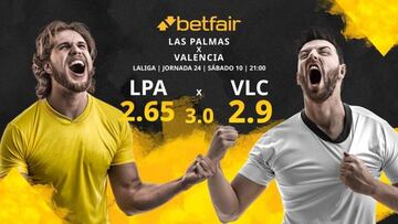 UD Las Palmas vs. Valencia CF: horario, TV, estadísticas, clasificación y pronósticos
