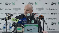 Pablo Repetto, presentado como nuevo director técnico de Atlético Nacional.