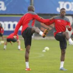 Diop: "Intentamos coger un colchón importante de puntos"