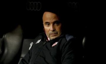 El entrenador del Sevilla, el argentino Jorge Sampaoli
