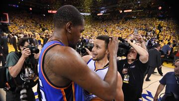 Stephen Curry y Kevin Durant.