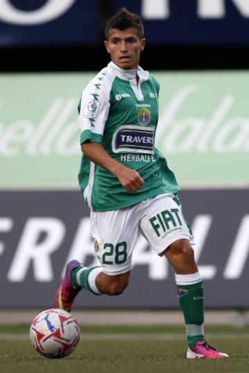 Bryan Reyes llegó a las divisiones menores de Audax el 2012 con 20 años. El torneo pasado estuvo en San Luis de Quillota y hoy suma 7 minutos en el Apertura con los verdes.