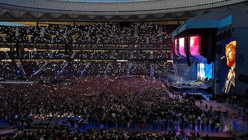 Concierto en el Wanda Metropolitano el pasado verano.