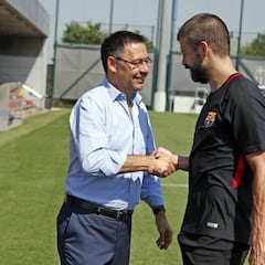 Bartomeu reprenderá a Gerard Piqué a su regreso de Rusia