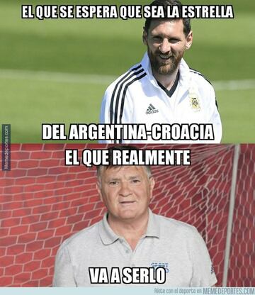 Los mejores memes del Argentina-Croacia