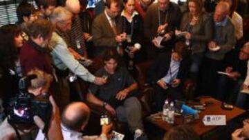 <b>INTERÉS. </b>Los medios mundiales recogen las palabras de Nadal.