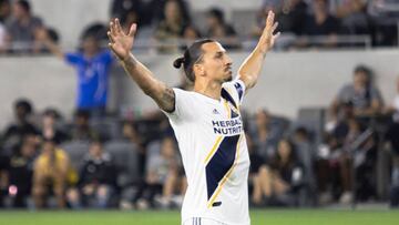 El delantero sueco rompió el récord de más goles anotados en una temporada con Los Angeles Galaxy y aún restan cuatro partidos para incrementar ese número.