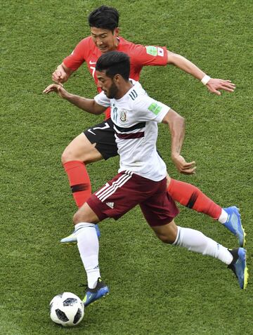 Carlos Vela y Son Heung-min 