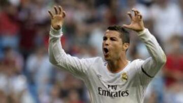 Cristiano Ronaldo celebra su gol.