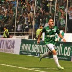 Santos Borré: el goleador que se destapó ante Millonarios