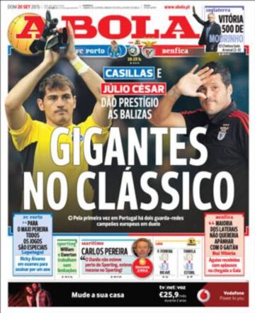 Portadas de la prensa deportiva