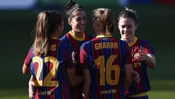 Jugadoras del Barça.