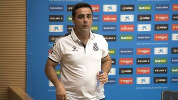 24/07/19 RUEDA DE PRENSA DE DAVID GALLEGO ENTRENADOR DEL ESPANYOL