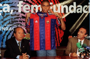 19 de agosto de 1996 presentación de Ronaldo como jugador del Barcelona 