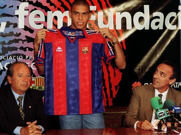 19 de agosto de 1996 presentación de Ronaldo como jugador del Barcelona 