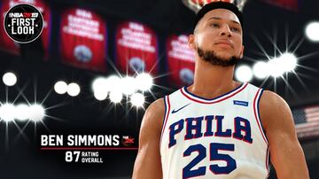 Ben Simmons, 87 de puntuación.