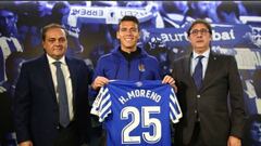 Héctor Moreno: “Vela habla maravillas de la Real Sociedad"