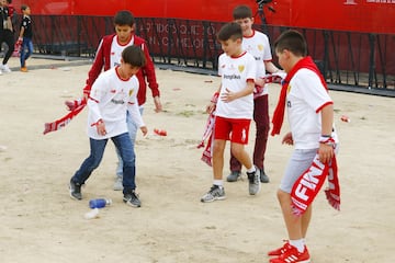 El ambiente previo de la final de Copa en las Fan Zones