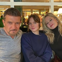 El reencuentro de Antonio Banderas y Melanie Griffith un día antes de los Oscar