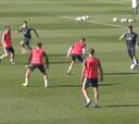 Gran gol de Asensio durante el entrenamiento: ya los echan de menos en el Real Madrid