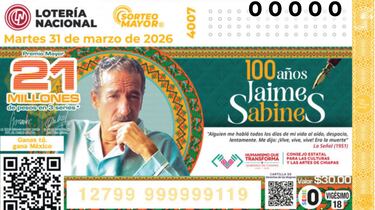 Resultados Sorteo Mayor 4007: números que cayeron hoy y lista de premios | 31 de marzo