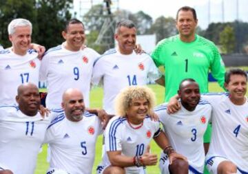 El partido entre las leyendas de la Fifa y las leyendas de Colombia se disputó este lunes 3 de octubre en la sede deportiva de la FCF.