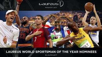 Cristiano, Bolt, Phelps y Beitia, candidatos a los Laureus