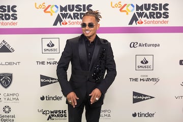 Ozuna en la alfombra roja de LOS40 Music Awards Santander.