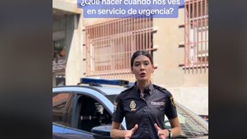 La Policía Nacional explica cómo actuar cuando están en servicio de urgencia