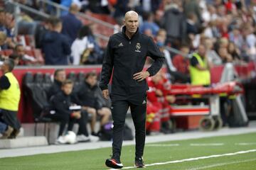 Zidane, entrenador del Real Madrid.