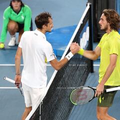 Tsitsipas y el tenis de Medvedev: "No es aburrido, pero sí de poca calidad"
